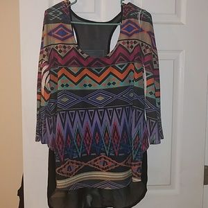 Aztec Sheer Racerback 3/$20